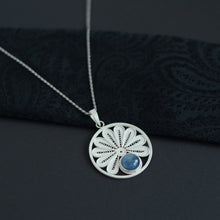 Load image into Gallery viewer, Round Peacock Pendant
