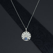 Load image into Gallery viewer, Round Peacock Pendant
